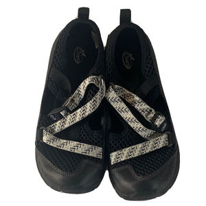 Junior/ Youth/ Kid CHACO ODYSSEY KIDS SPORT SANDALS BLACK LUVSEAT FOOTBED-Size 2